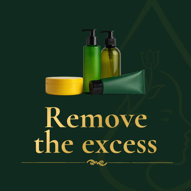 Remove the excess