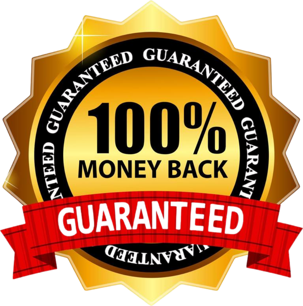 100% money-back guaranteed